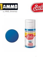 AMMO MIG AMMO MIG R-0021 RAIL CENTER ACRYLIC MEDIUM BLUE 15ML