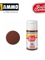 AMMO MIG AMMO MIG R-0023 RAIL CENTER ACRYLIC BOILER BROWN 15ML