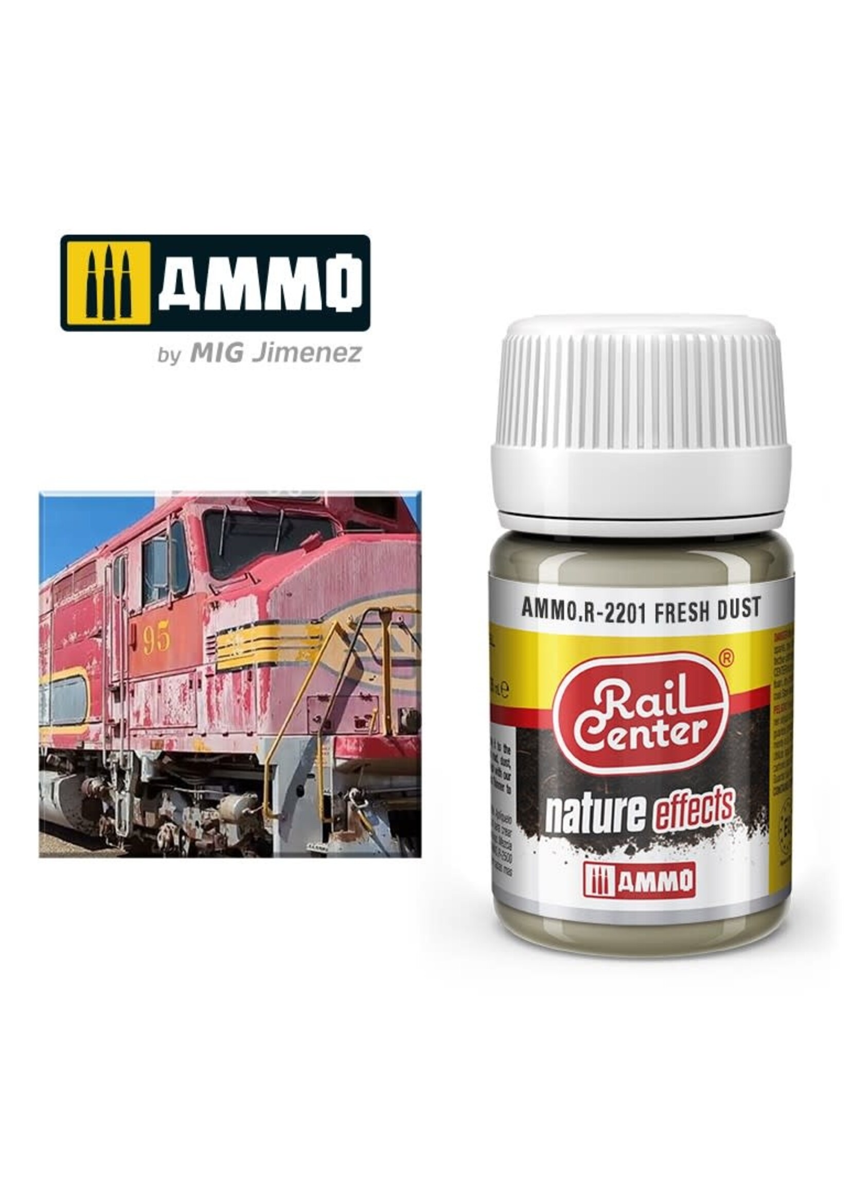 AMMO MIG AMMO MIG R-2201 RAIL CENTER EFFECTS FRESH DUST 35ML
