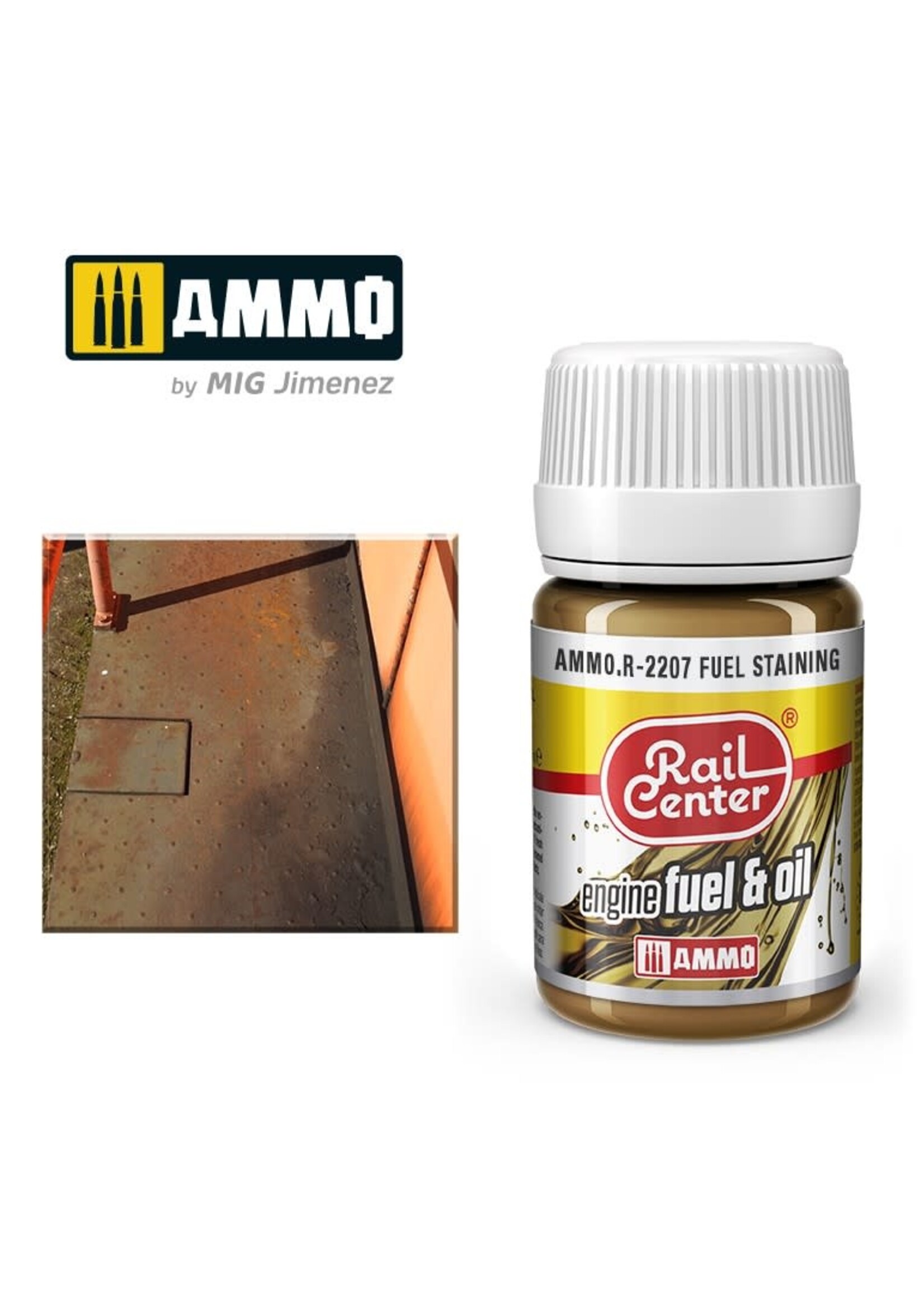 AMMO MIG AMMO MIG R-2207 RAIL CENTER EFFECTS FUEL STAINING 35ML