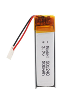 DTS Lithium-Polymer-Lipo-Akku 500 mAh 3,7V