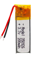 DTS Lithium Polymer Lipo battery 200 mAh 3.7V