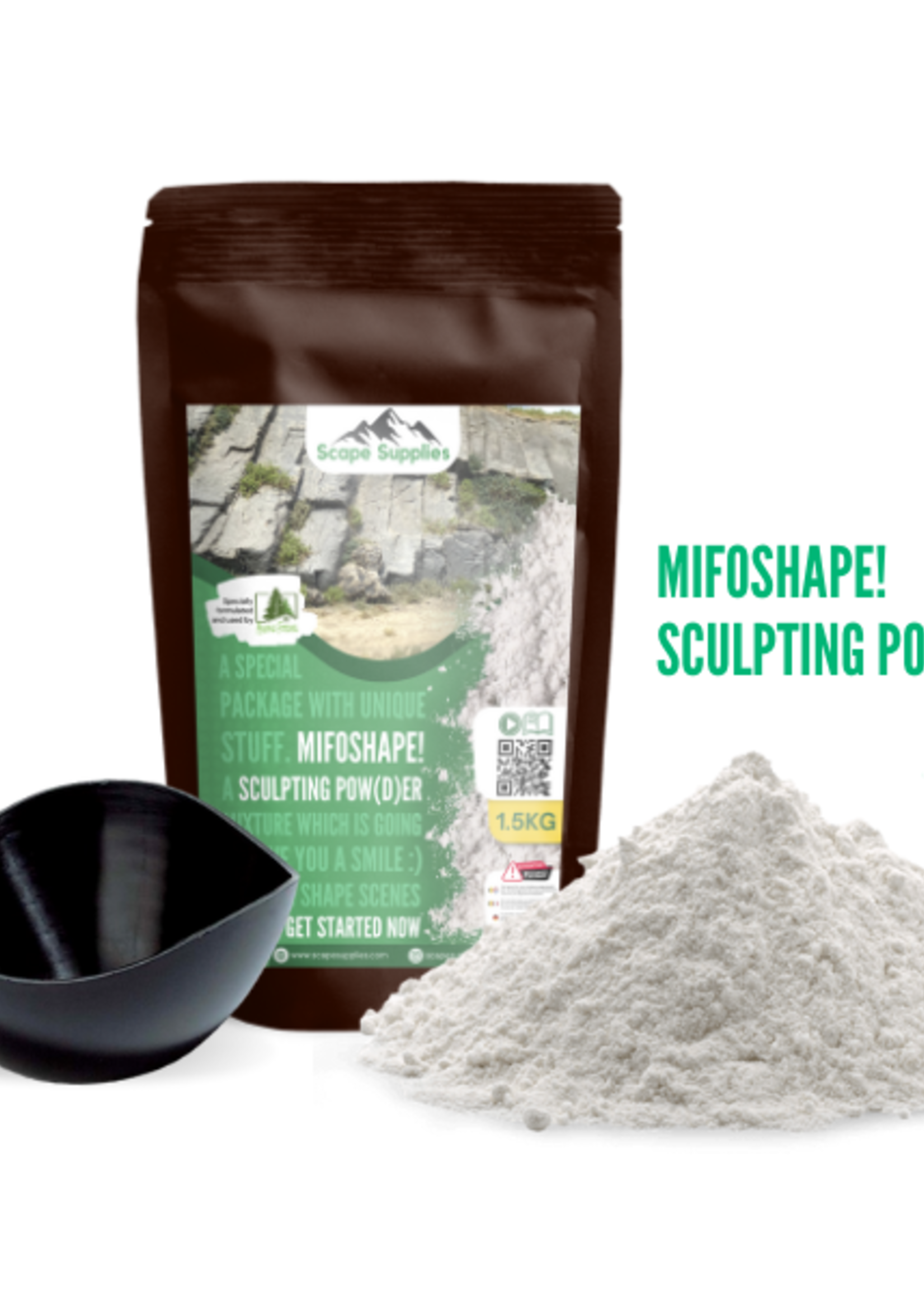SCAPE SUPPLIES MIFOSHAPE! sculpting powder