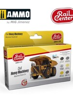 AMMO MIG AMMO MIG R-1029 RAIL CENTER - CIVIL HEAVY MACHINERY 15ML 6 JARS