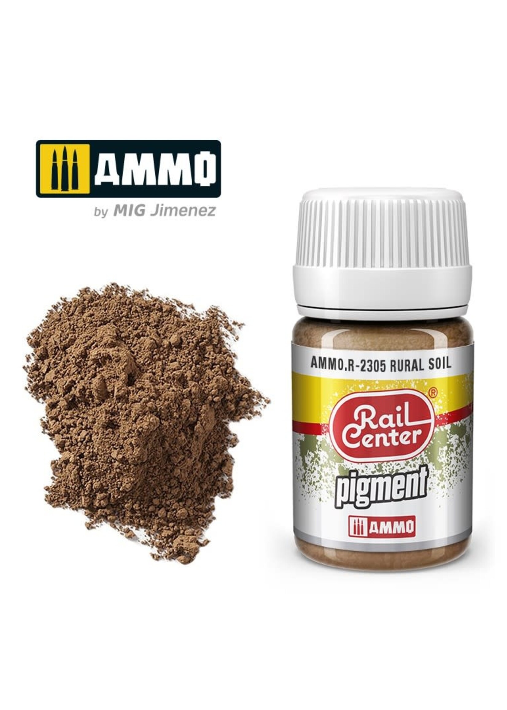 AMMO MIG AMMO MIG R-2305 RAIL CENTER PIGMENTS RURAL SOILÂ  35ML
