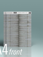 Modeltex Modeltex: Betonnen Keerwand 01 : Graffiti A4 1:160