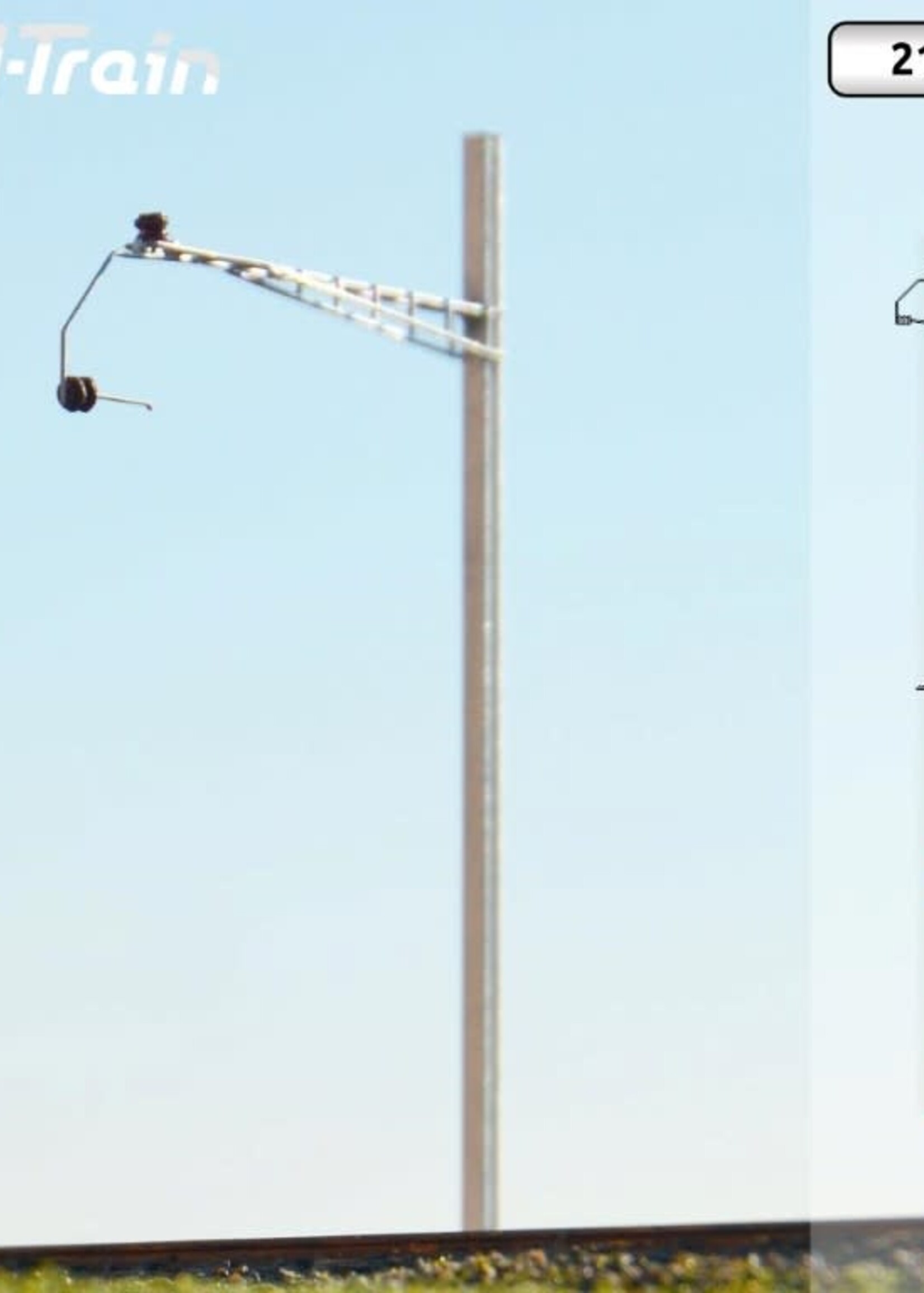 N-Train SBB - H-profile mast with Gotthard bracket - L (10 pieces) (217.10)