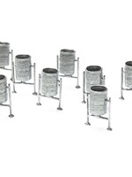 N-Train N-TRAIN 211015 N Metalen bakken - zilver (8 stuks)