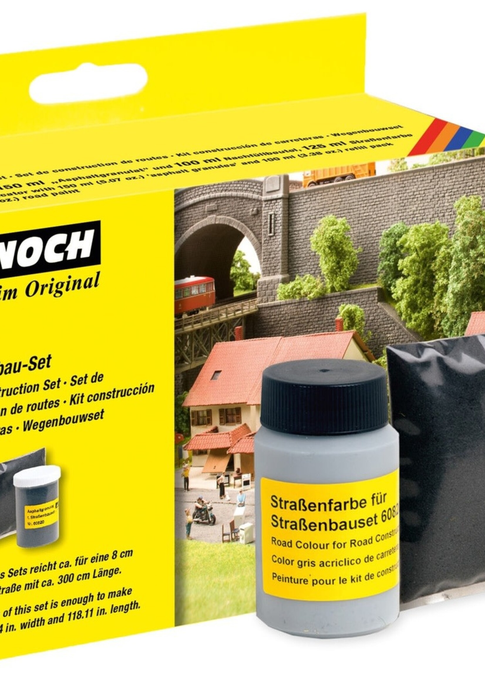NOCH NOCH 60821 Start-Set Straßenbau  G,1,0,H0,H0M,H0E,TT,N,Z