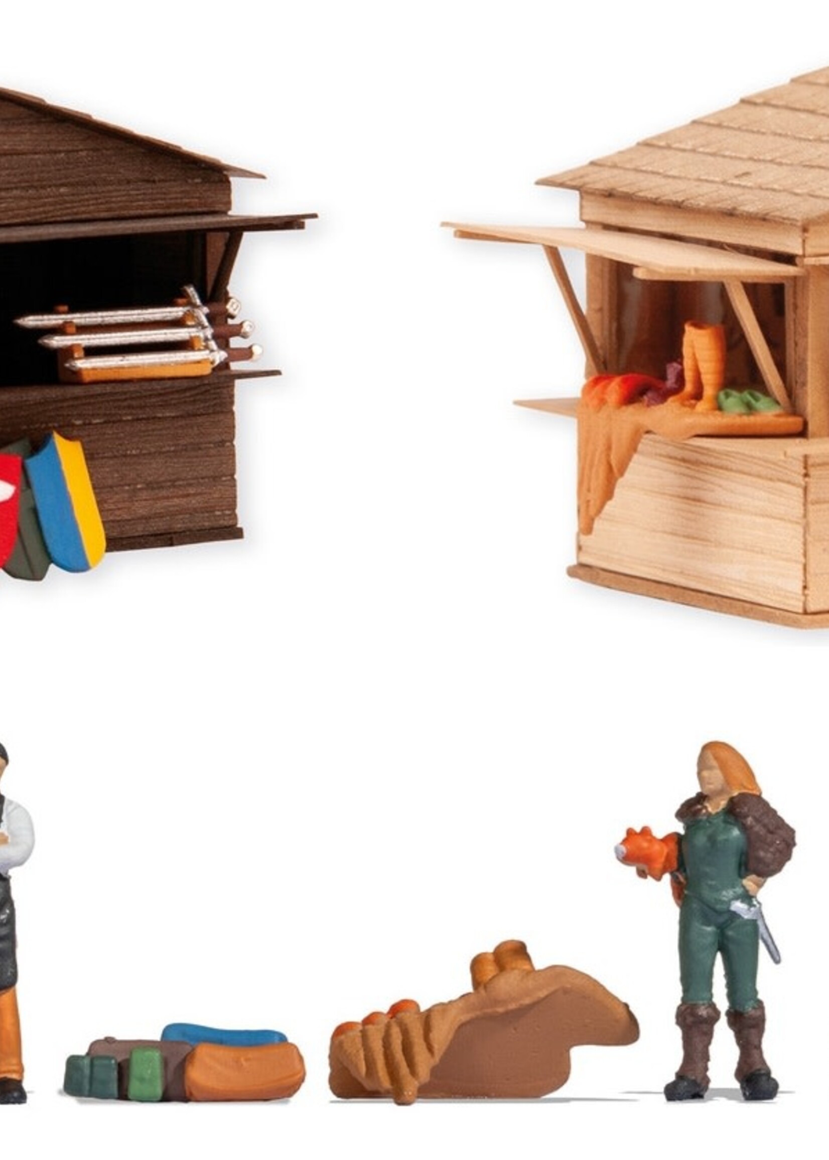 NOCH NOCH 65618 Themen-Set „Mittelaltermarkt“  H0