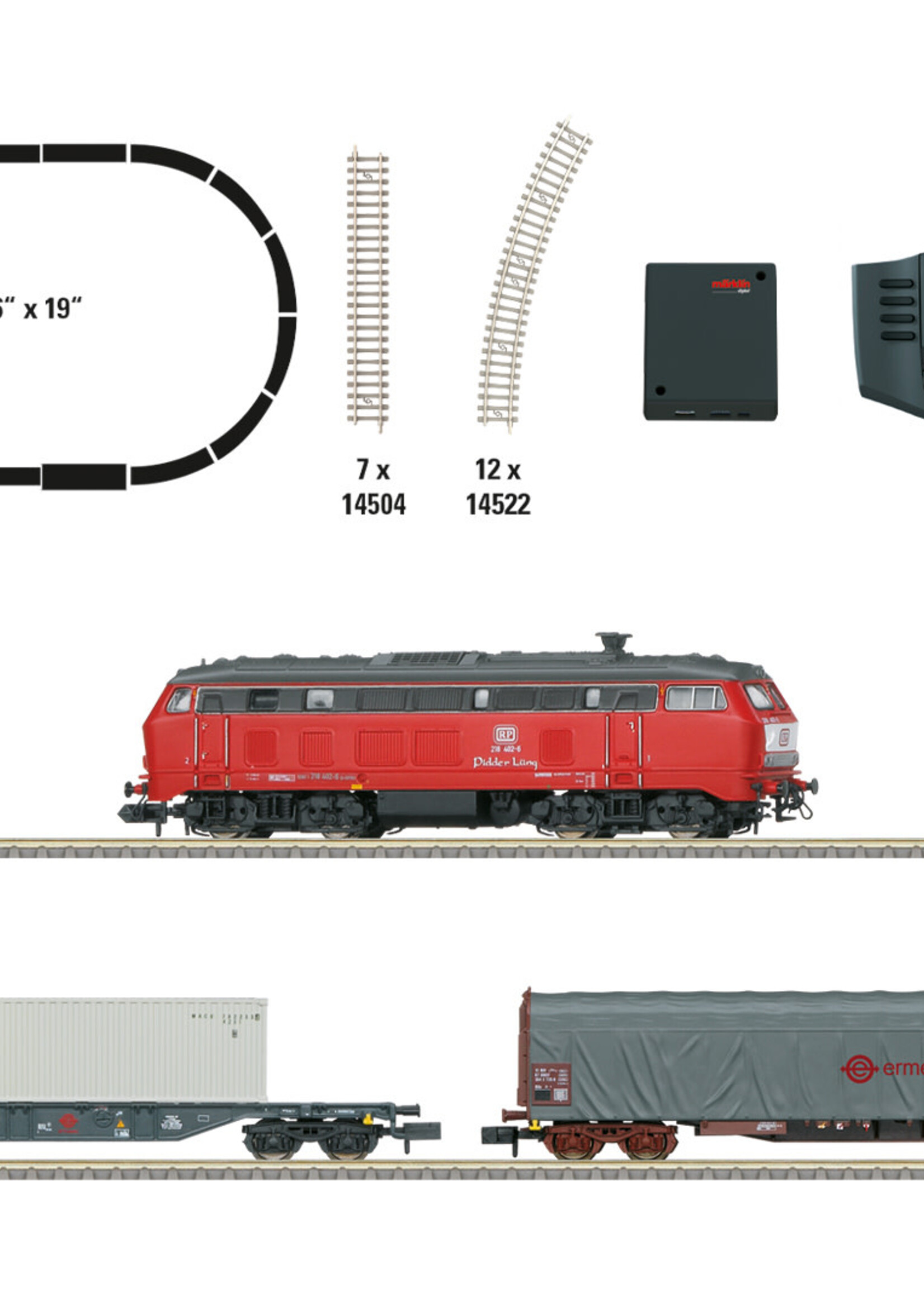 MINITRIX MINITRIX 11161 Startpackung Güterzug