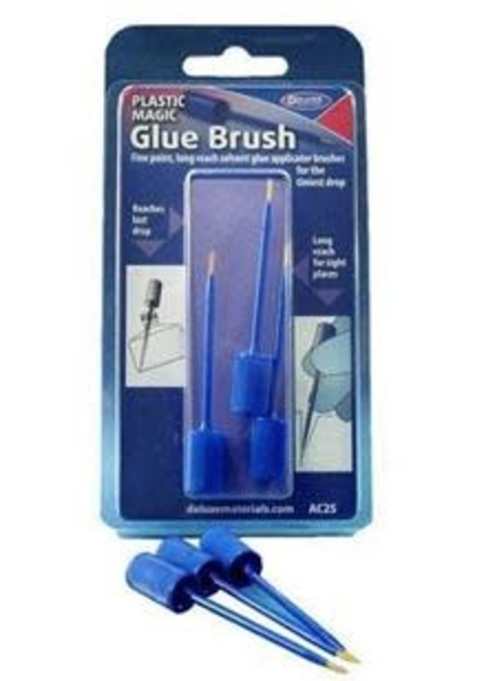 DELUXE DELUXE DLM-AC25 PLASTIC MAGIC GLUE BRUSH PACK AC25