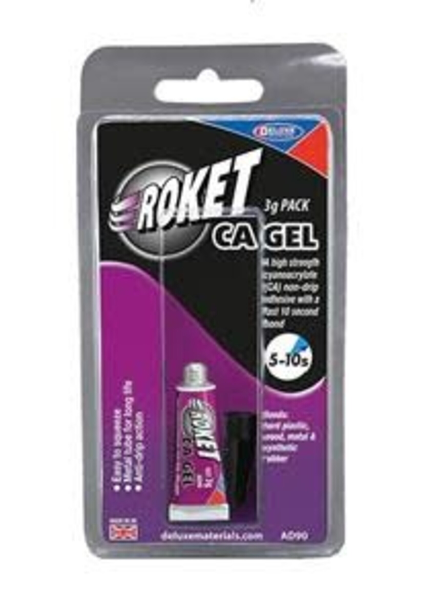 DELUXE DELUXE DLM-AD90 ROKET GEL GLUE 3 GR AD90