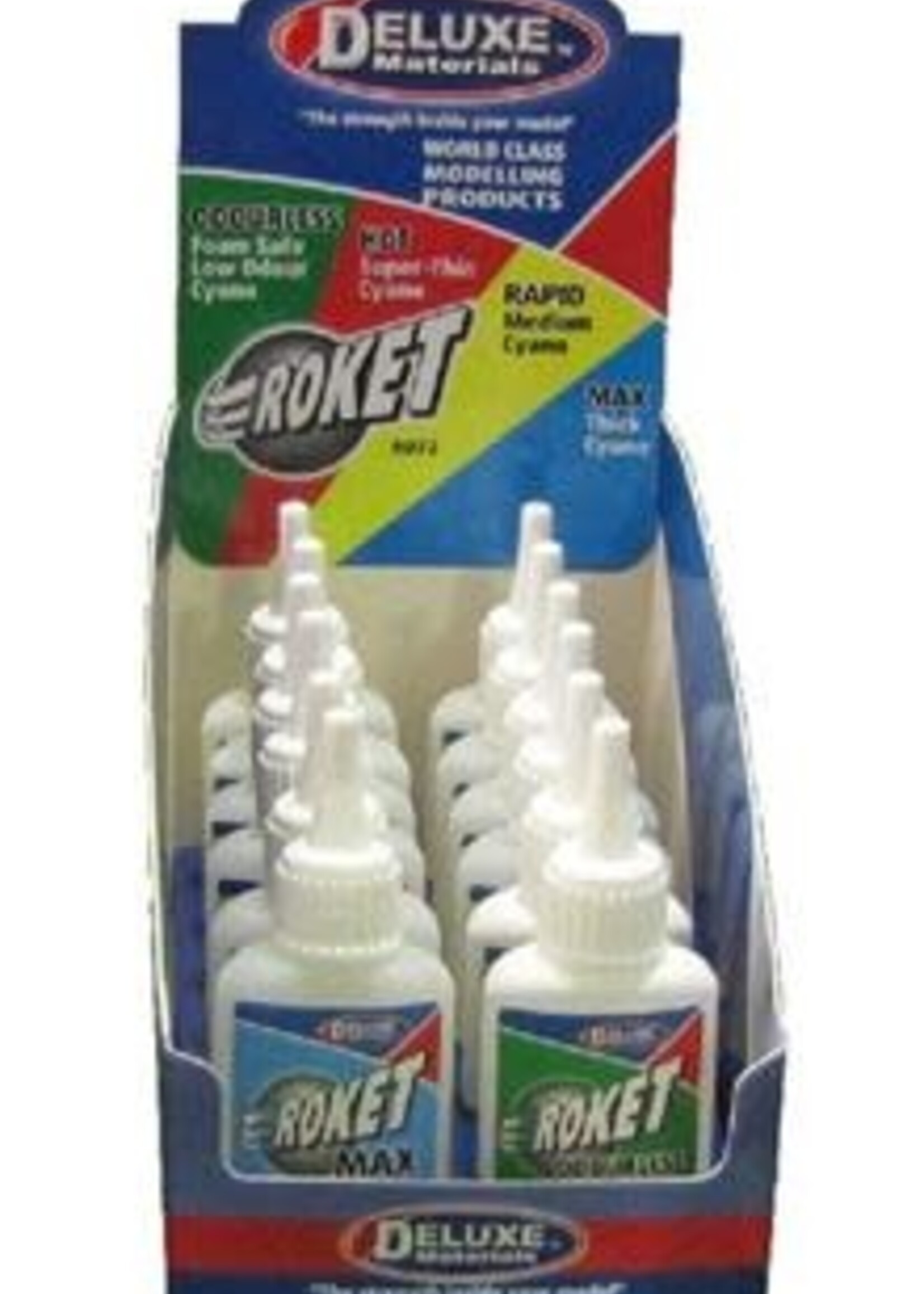 DELUXE DELUXE DLM-AD72 ROKET CYANO MIXED BOX (12 PCS) AD72