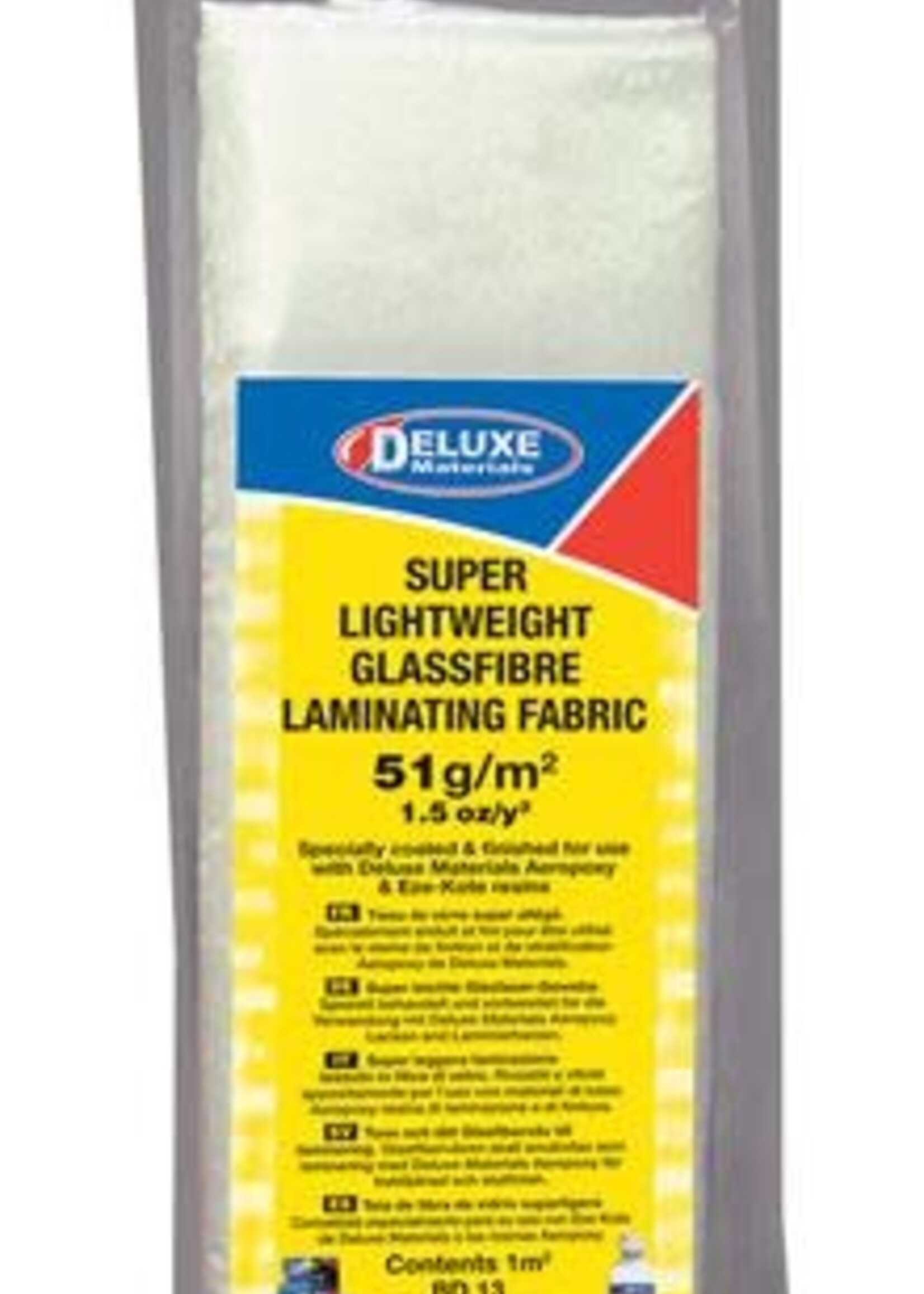 DELUXE DELUXE DLM-BD13 FIBREGLASS CLOTH 1.5OZ 1M2 BD13