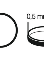Fleischmann 948001 / 54700700 antislipband 5,1 x 0,5 x 1,2 mm 1 stuks