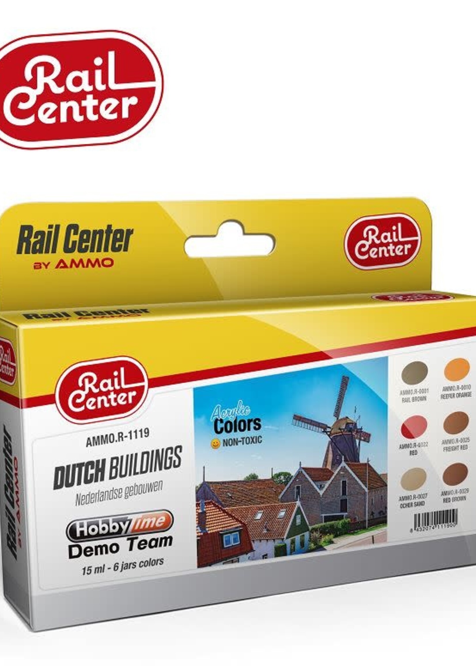 AMMO MIG AMMO MIG R-1119 DUTCH BUILDINGS 15ML 6 JARS
