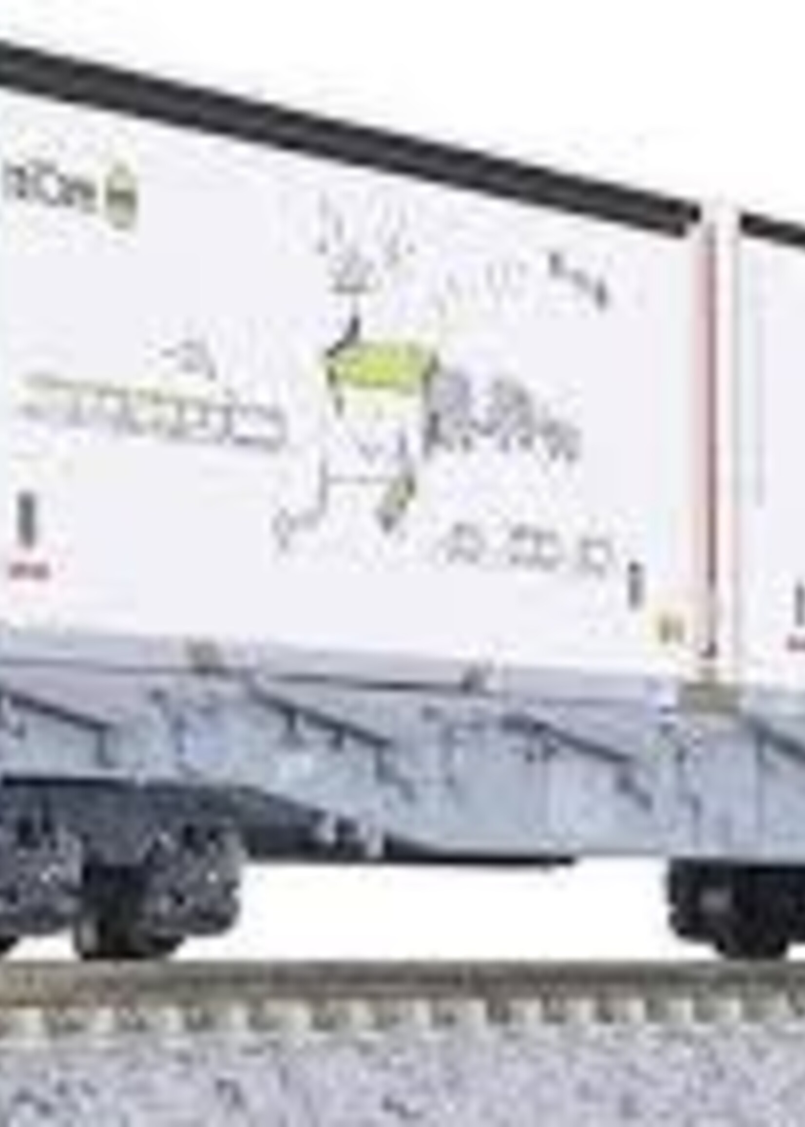 KATO KATO 10-1892 - 7074106 RhB Rungenwagen R-w mit Container 4-tlg. Wagen-Set 8381, 8382, 8383, 8384