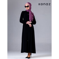 Abaya in der Farbe Schwarz | Peking
