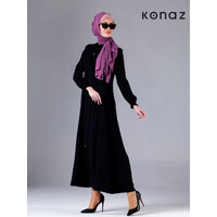 Abaya in der Farbe Schwarz | Peking