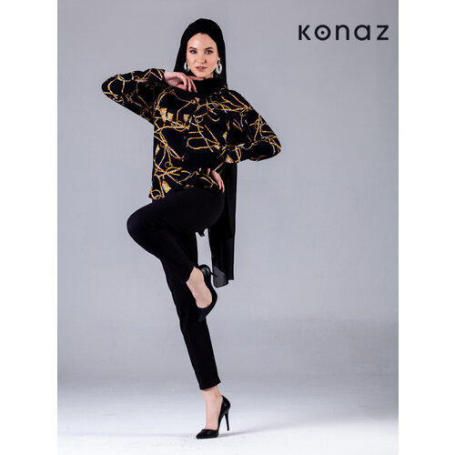 Bluse in der Farbe Schwarz | Budapest