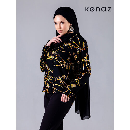 Bluse in der Farbe Schwarz | Budapest