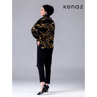 Bluse in der Farbe Schwarz | Budapest