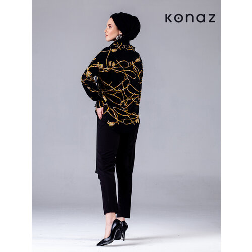 Bluse in der Farbe Schwarz | Budapest