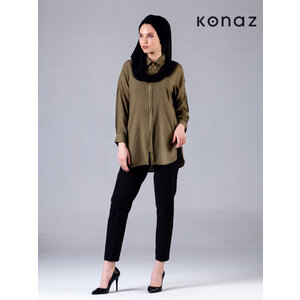 Bluse | Khaki | Riga