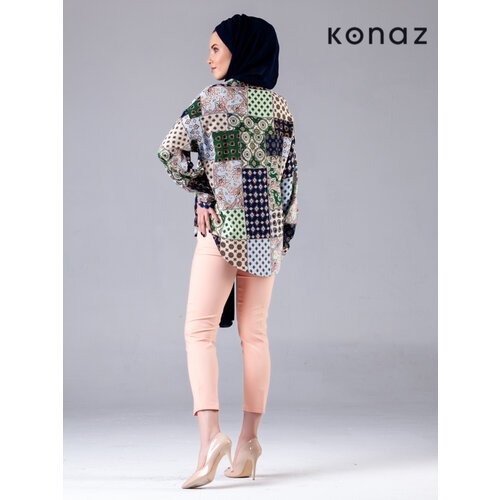 Bluse in der Farbe Khaki | Mexico City