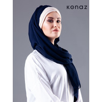 Lacivert renginde Şal | Cape Town