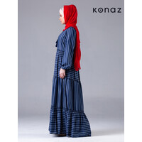 Kleid in der Farbe Indigo | Zurich