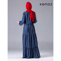 Kleid in der Farbe Indigo | Zurich