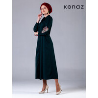 Abaya in der Farbe Smaragd | Warsaw