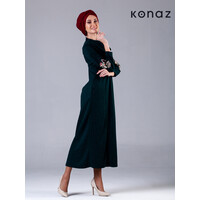 Abaya in der Farbe Smaragd | Warsaw
