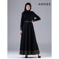 Abendkleid in der Farbe Schwarz | Milan