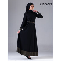 Abendkleid in der Farbe Schwarz | Milan