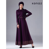 Abendkleid in der Farbe Violett | Milan