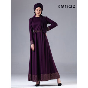 Abendkleid | Violett | Milan