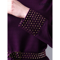 Abendkleid in der Farbe Violett | Milan