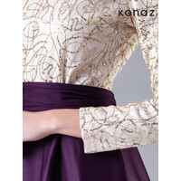 Abendkleid in der Farbe Violett | Vienna