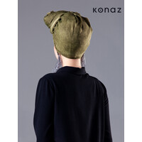 Tuch in der Farbe Khaki | Sofia