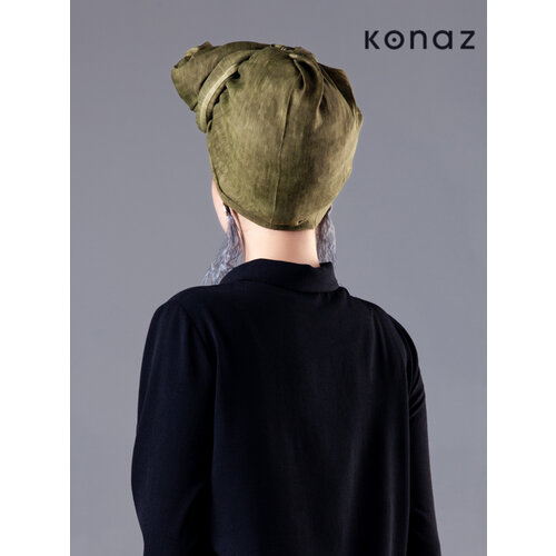 Tuch in der Farbe Khaki | Sofia