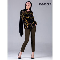 Hose in der Farbe Khaki | Ankara