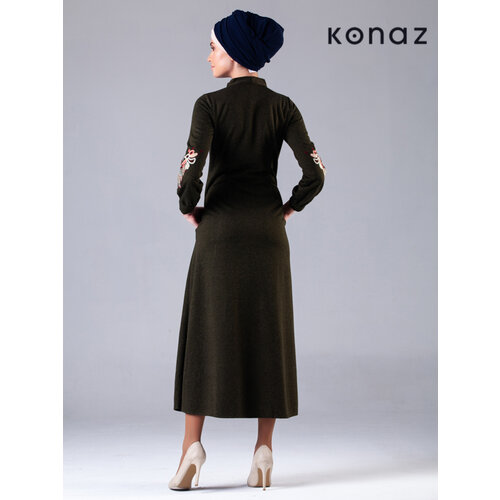 Abaya in der Farbe Khaki | Warsaw