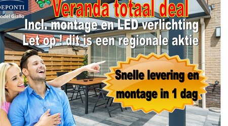 Actie veranda model Giallo