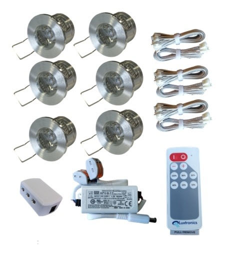 Inbouw LED spots 6 stuks dimbaar