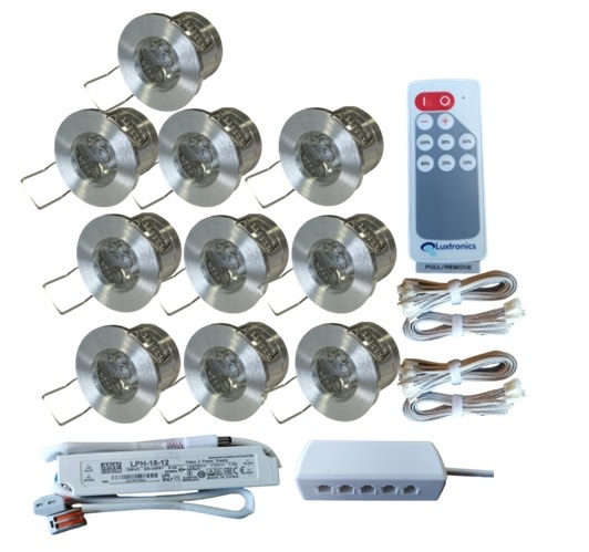Inbouw LED spots 10 stuks dimbaar