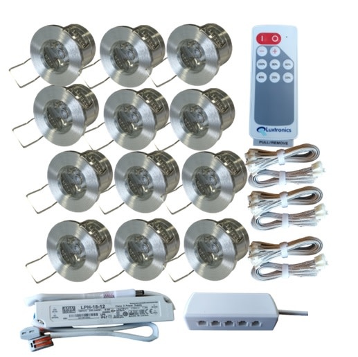 Inbouw LED spots 12  stuks dimbaar