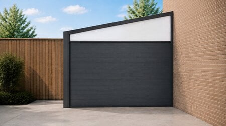 Aluminium rabat zijwand + poly spie